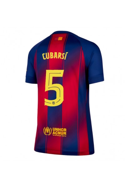 Barcelona Pau Cubarsi #5 Jalkapallovaatteet Naisten Kotipaita 2025-26 Lyhythihainen Barcelona Pau Cubarsi #5 Jalkapallovaatteet Naisten Kotipaita 2025-26 Lyhythihainen